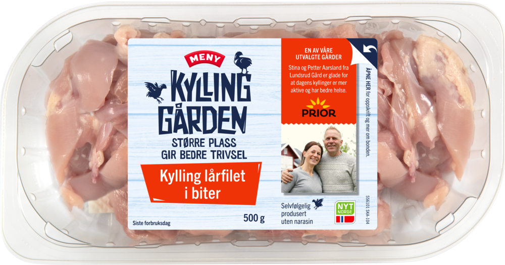 KG Kylling L rfilet Biter 500g Enh Prior