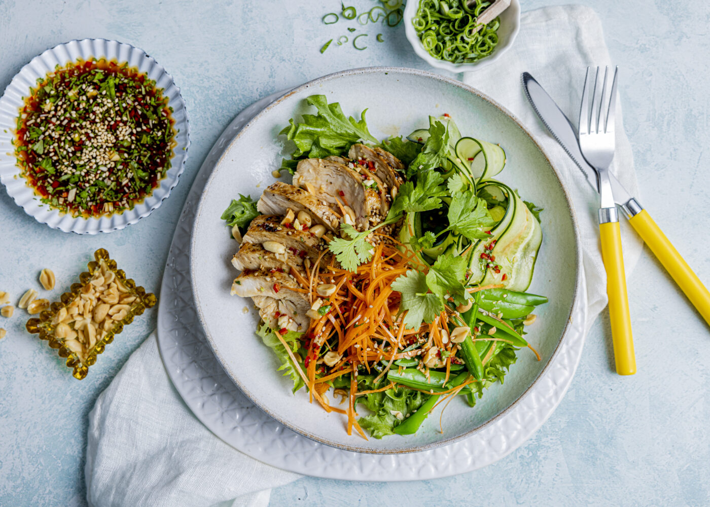 Asiatisk kyllingsalat