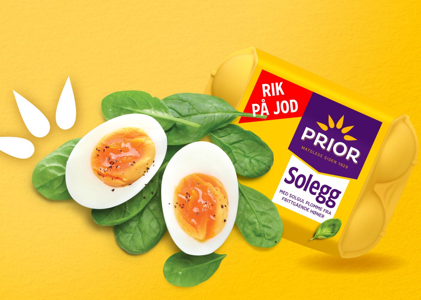 Alle PRIOR-egg inneholder mer jod