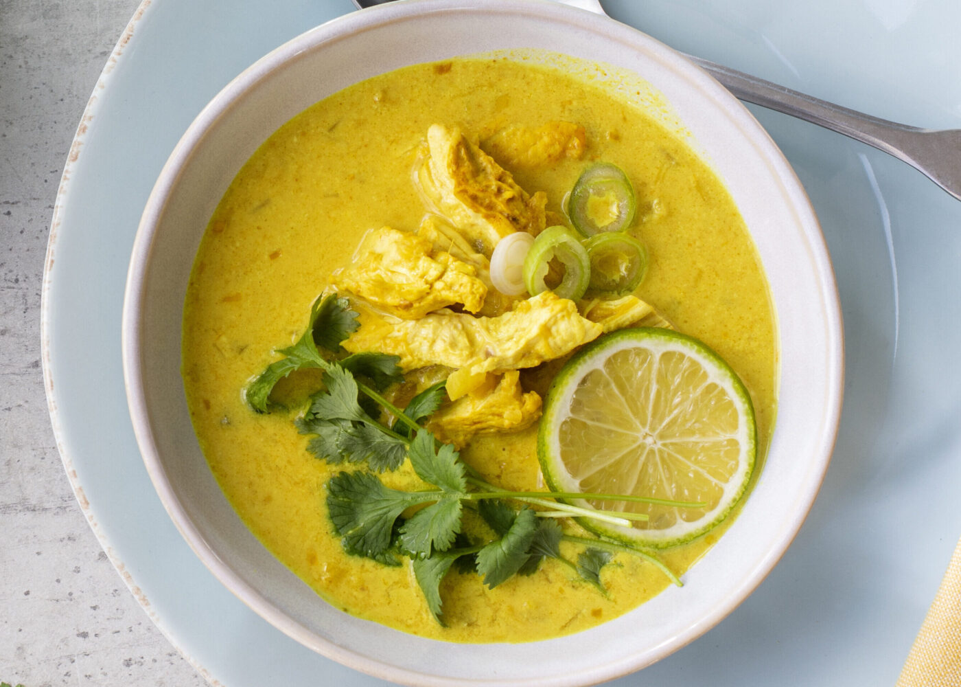 Asiatisk kyllingsuppe