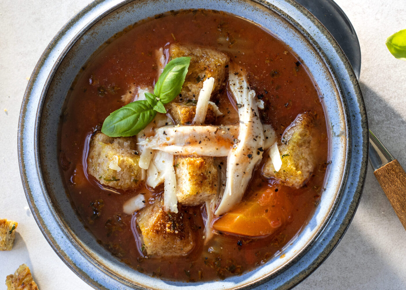 Italiensk kyllingsuppe