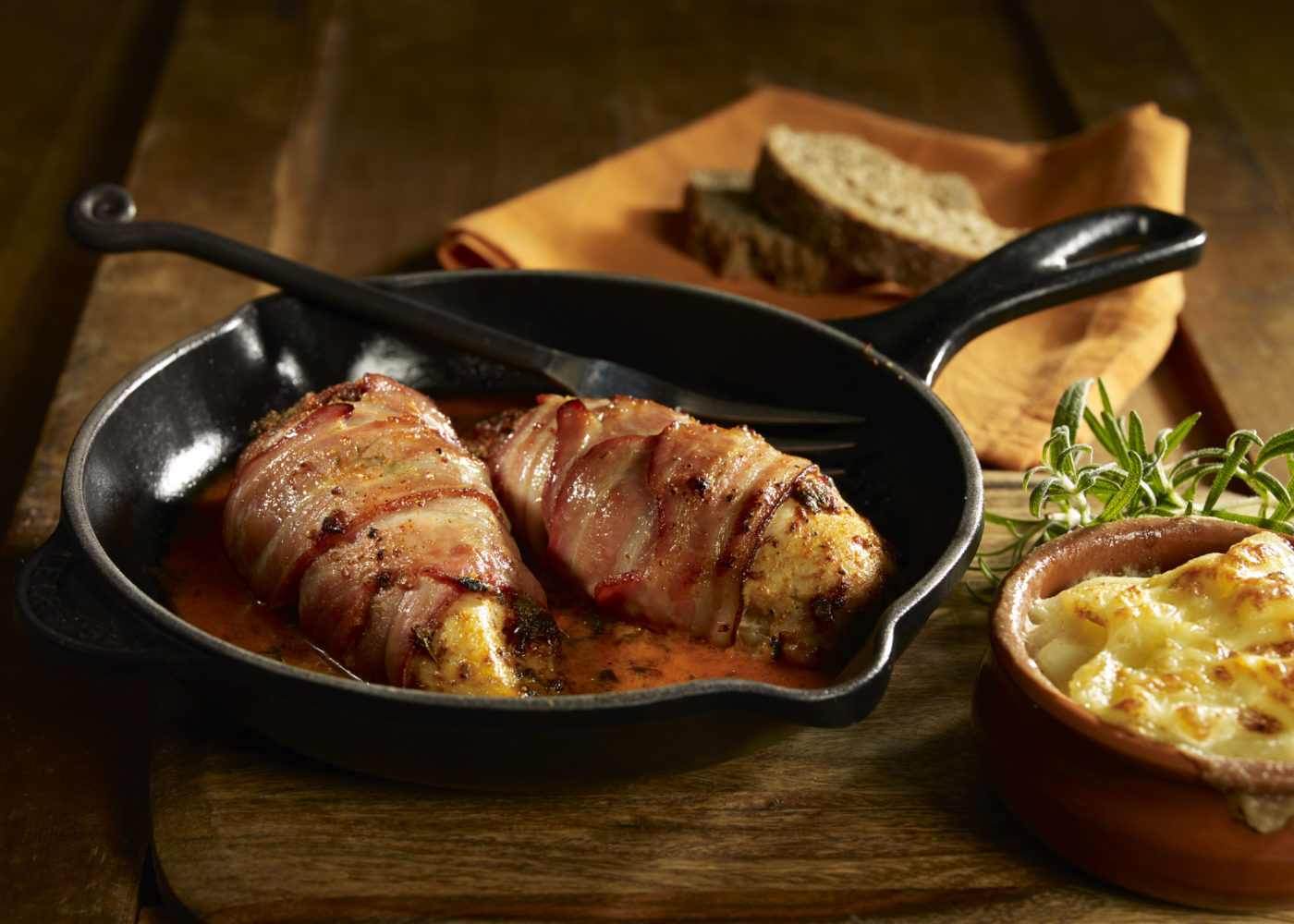 Prior Kylling surret med bacon