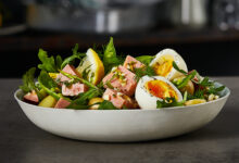 Kyllingsalat med egg