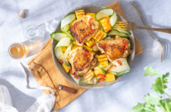 Grillet braisert overlår av kylling