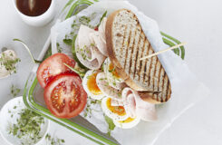Kyllingsandwich med egg