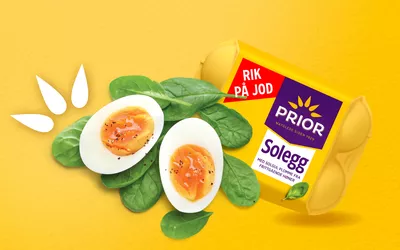 Alle PRIOR-egg inneholder mer jod